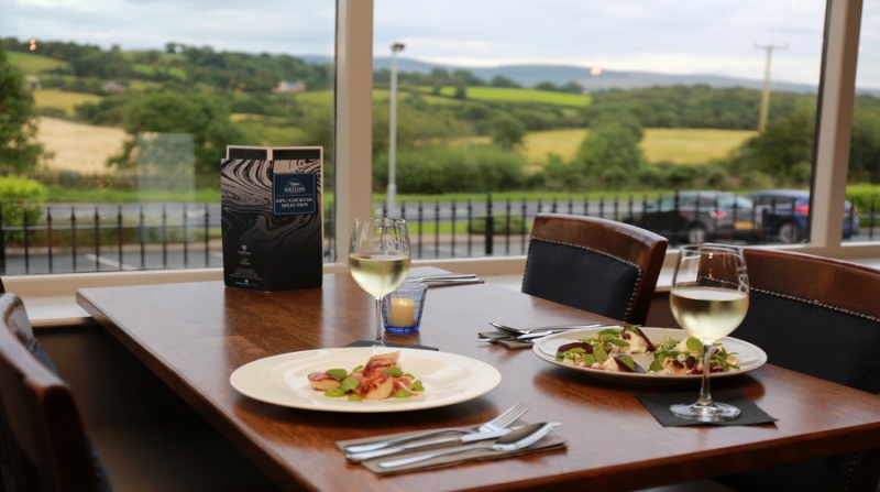 Views of the Sperrins from OBriens Restaurant