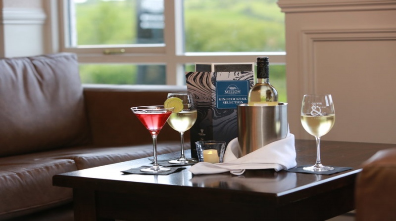 Champagne Lounge Area